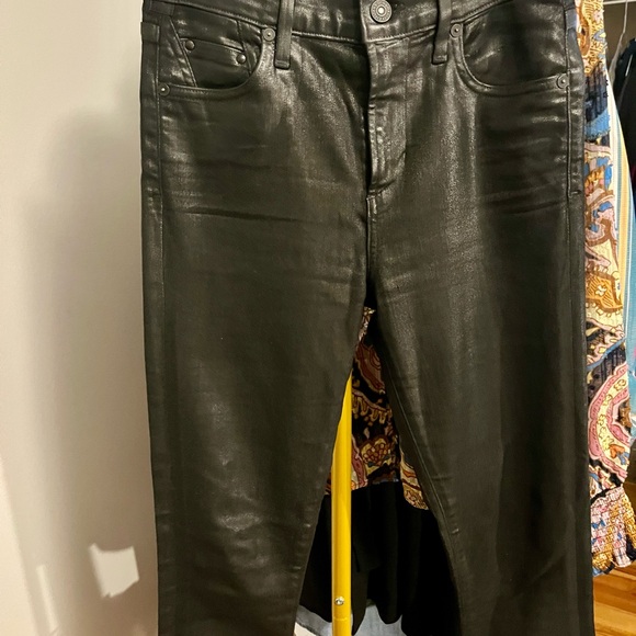 Citizens of Humanity ROCKET HIGH RISE SKINNY IN METERORITE LEATHERETTE - Picture 12 of 12